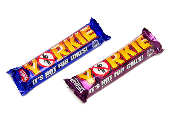 Yorkie chocolate bars with 'not for girls' - controversial marketing campaign