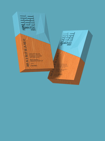 Think3 celebrate double creative award win background